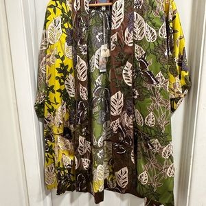 Johnny was Neiman Marcus Kimono in multi color brand new with Tags